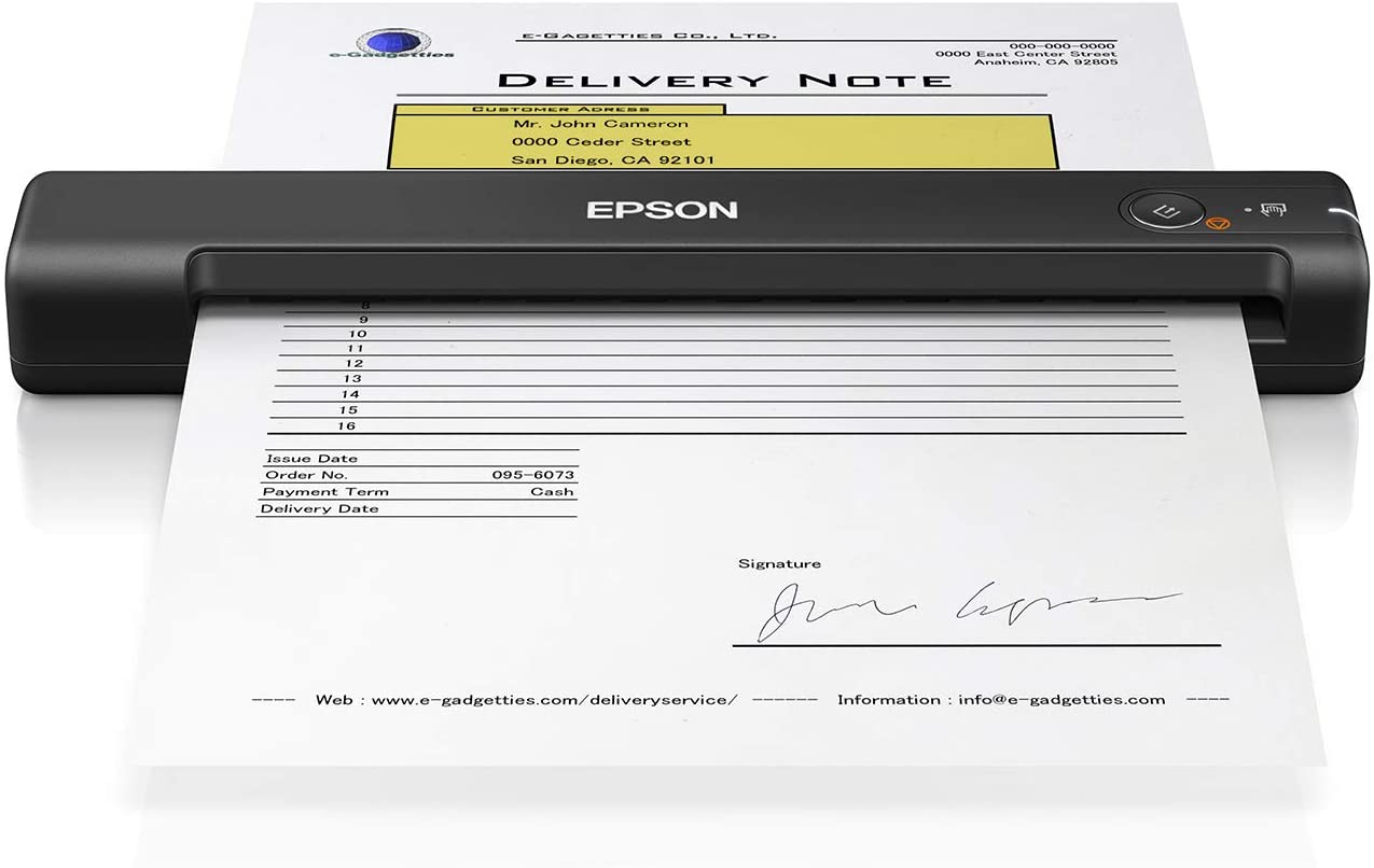 Epson WorkForce ES-50 Portable Sheet-Fed Document Scanner for PC and Mac Epson WorkForce ES-50 Portable Sheet-Fed Document Scanner for PC and Mac
